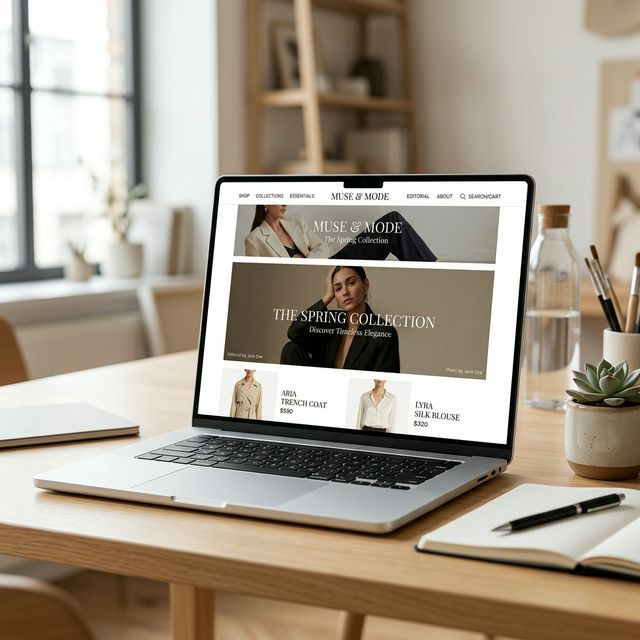 Boutique website design by Florya Studyo